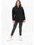 Kadın Büyük Beden Kapüşonlu Oversize Sweatshirt 1895-25 2