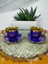 madame coco Lena 2'li Kahve Fincan Seti - Renkli - 90 ml 1