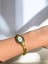Kadın Ince Kordonlu Vintage Metal Kasa Gold Kol Saat 1 1