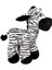 Peluş Oyuncak Sevimli Zebra-Zürafa-Eşşek 30 cm 3 Adet Mega Set 5