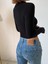 Siyah Darkalıp Slimfit Soft Touch Zip Finger Detail Kaşkorse Fermuarlı Parmak Detaylı Body 4