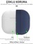 Airpods 4.nesil / Anc Liquid Silicone Lansman Lavanta Grisi 4