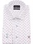 Slim Fit Uzun Kollu Beyaz Baskılı Erkek Gömlek 506-117-24 1
