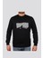 Slim Fit Double Face Baskılı Sweatshırt 204-30-24 1