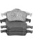 VOLVO ARKA FREN BALATASI (S60-S80-V70-XC70) (1999-2009) 8634935 30648282 1