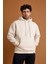 Origin Erkek Hoodie Sweatshirt Bej 4