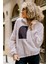 Fever Kadın Peluş Sweatshirt Bej 1