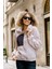 Fever Kadın Peluş Sweatshirt Bej 3