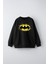 Batman Sarı Yarasa Baskılı Çocuk Sweatshirt 1