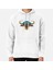 Fox In The Forest On Gray Baskılı Sweatshirt 1