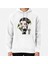 Be Afraid (Wednesday) Baskılı Sweatshirt 1