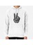 Peace Sign With Words Peace, Love, Faith, Joy, Hope, Kindness, Unity Baskılı Sweatshirt 1