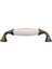 Beyaz Porselen Desenli Kulp Antik Ayak 96 mm / 4 Adet 5