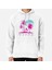 Vaporwave Aesthetic // Neon Palms Baskılı Sweatshirt 1