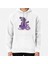 Feline Familiar 02 // Black Nikury Baskılı Sweatshirt 1