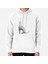 Ghost Cat And Moon In Black And White Baskılı Sweatshirt 1