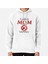I Am A Mom Against Vapıng! Baskılı Sweatshirt 1
