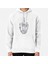 Skeletal Middle Finger Baskılı Sweatshirt 1