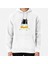 Fur Antıdepressant . Cute Black Cat Illustration. A Gift For A Pet Lover. Baskılı Sweatshirt 1