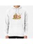 Cute Mini Mushrooms With Big Snail Friend Baskılı Sweatshirt 1