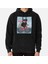 Black Cat Winter Bicycle Ride Baskılı Sweatshirt 1