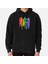 Watercolor Love Wins Rainbow Paint Typographic Baskılı Sweatshirt 1