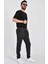 Erkek Çizgili Jogger Pantolon Slim Fit Rahat Kalıp 3