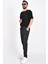 Erkek Çizgili Jogger Pantolon Slim Fit Rahat Kalıp 4