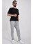 Erkek Çizgili Jogger Pantolon Slim Fit Rahat Kalıp 4