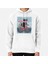 Black Cat Winter Bicycle Ride Baskılı Sweatshirt 1