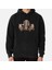 Freya Driving Her Cat Chariot Baskılı Sweatshirt 1