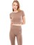 Yumuşak Dokulu, Esnek Yoga, Koşu, Spor ve Günlük Crop Top Mila 1