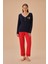 Standart Clara Pijama Takımı Dantel 2'li T09 Lounge/home Tüm Yaş Grupları Kısa Hayır Düz Regular Ör 1