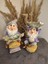 Minder ( Çuval ) Figürlü Gnome Şans Cücesi Dekoratif Obje & Biblo 2 ' Li Takım 5
