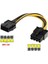8 Pin 8 Pin Pcie Power Kablo 8 Pin To 8 Pin Pcie Kablo 30 cm 3