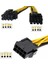 8 Pin Y Kablo 8 Pin Çoğaltıcı Kablo 30 cm 8 Pin To 2x6+2 Ekran Kartı Power Kablosu 4