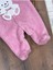 Peluş Ayıcık Nakışlı Patikli Çıtçıtlı Kışlık Erkek Bebek Tulum 5