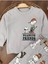 Bisiklet Yaka Peanuts Friends Baskılı Alt Üst Pijama Takımı 4