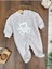 Peluş Ayıcık Nakışlı Patikli Çıtçıtlı Kışlık Erkek Bebek Tulum 1