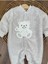 Peluş Ayıcık Nakışlı Patikli Çıtçıtlı Kışlık Erkek Bebek Tulum 2