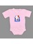 Baskılı Pizza Yiyen Kedi Bebek Çıtçıtlı Body - MNK0662-KOYU Pembe-1 Yaş 1