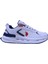 Beyaz Lacivert Kırmızı Bağcıklı Sneakers Spor Ayakkabı 2