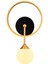 G9 2611-1-20 Halo Yüvarlak Aplik Eskitme Metal Modern 1 Sarı 2