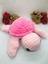 Sevimli Pembe Yavru Kaplumbağa Caretta Caretta Crochet Amigurumi Turtle Handmade 2