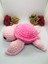 Sevimli Pembe Yavru Kaplumbağa Caretta Caretta Crochet Amigurumi Turtle Handmade 3