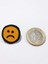 Mutsuz Yüz Rozet. Mineli, Metal. Emoji Rozet, Smiley Rozet. Kadın Broş, Pin. Depresif Rozet. 2