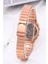 Retro Serisi Küçük Kadran Rose Renkli Çelik Kordon Kadın Kol Saati ST-304234 2