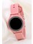 Koyu Pembe Silikon Kordonlu LED Watch Genç Kız Kadın Kol Saati ST-304168 2
