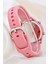 Koyu Pembe Silikon Kordonlu LED Watch Genç Kız Kadın Kol Saati ST-304168 3