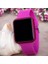 Touche Watch Fuşya Renk Silikon Kordonlu Dokunmatik LED Bayan Saat ST-303731 2